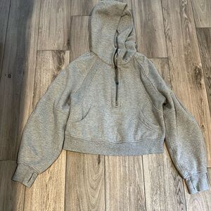 Lululemon scuba color gray size xs/s with embroidered logo